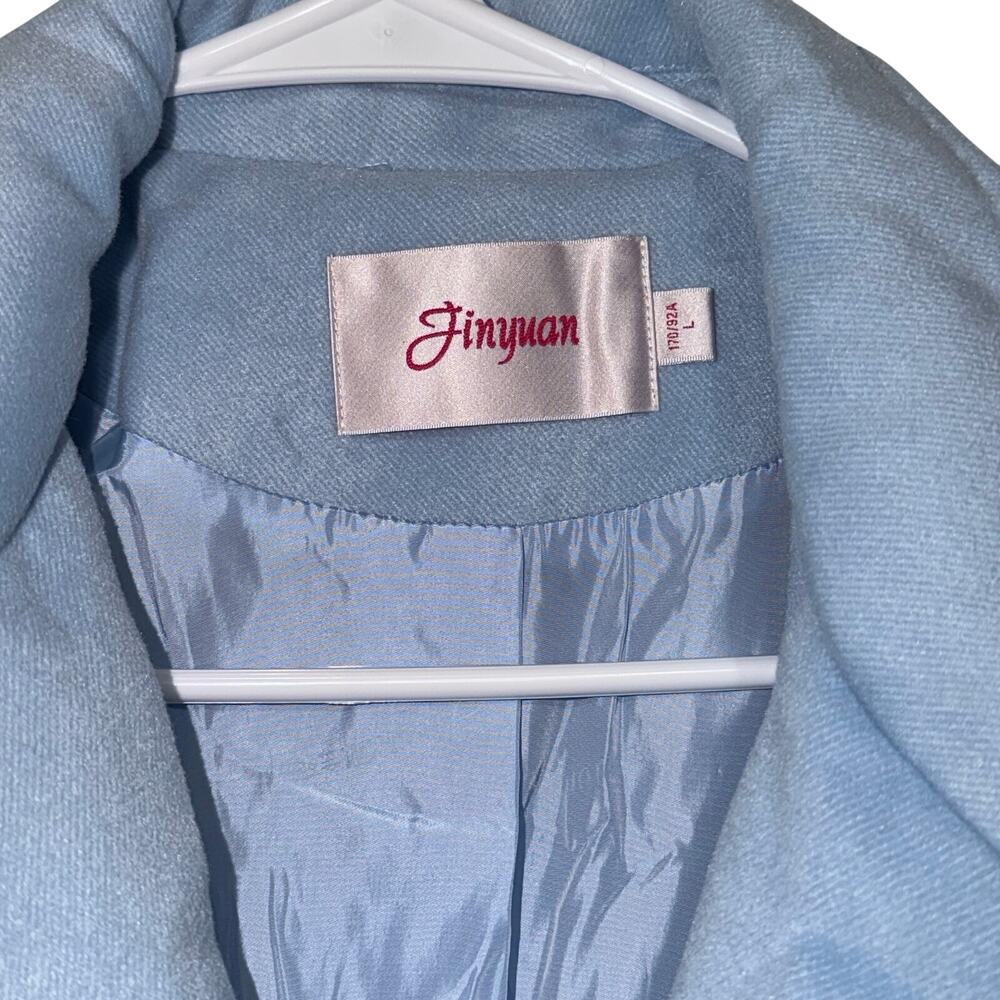 Light Blue Peacoat Jacket
